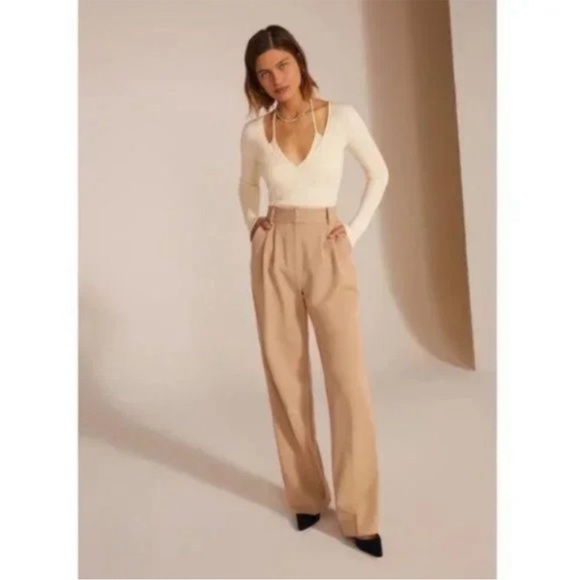 FAVORITE DAUGHTER The Favorite Pant in Beige Size US 16 - Picture 1 of 11